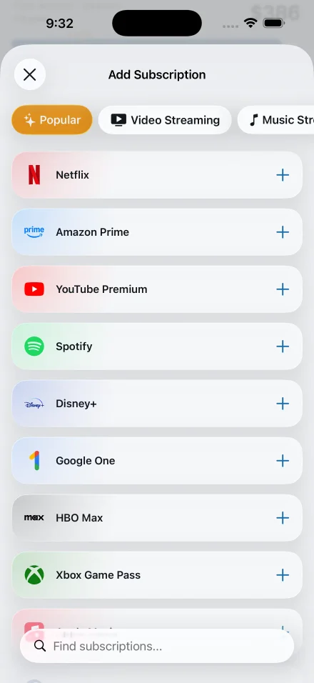 A Blips subscription showing the full price alongside your own share of it
